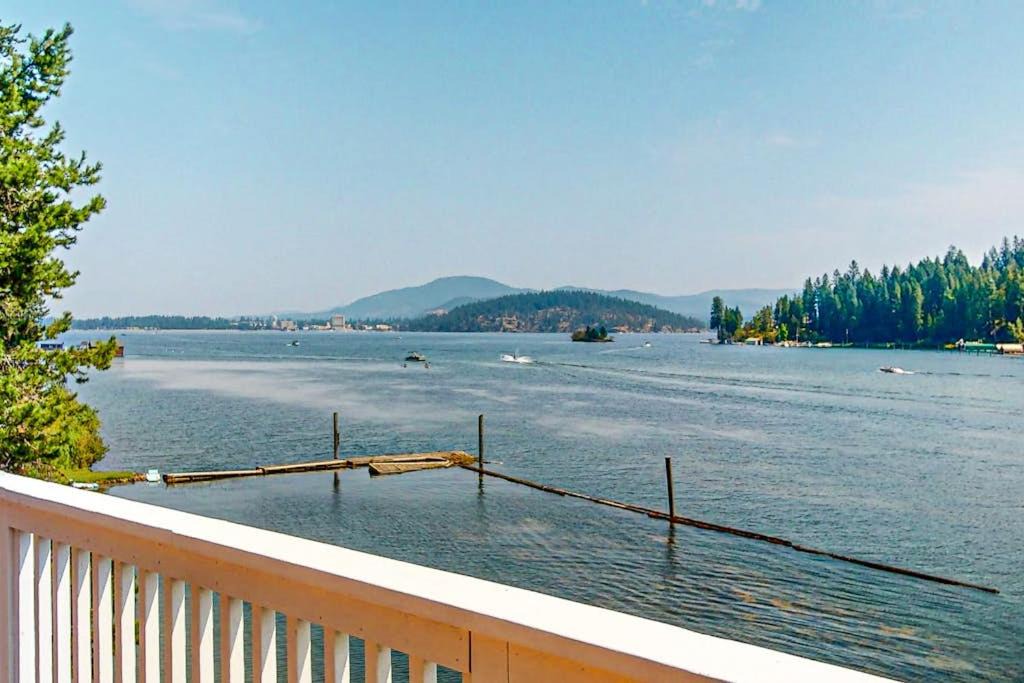 Coeur d'Alene House | 4BR Lake Coeur d'Alene Dock Home Firepit