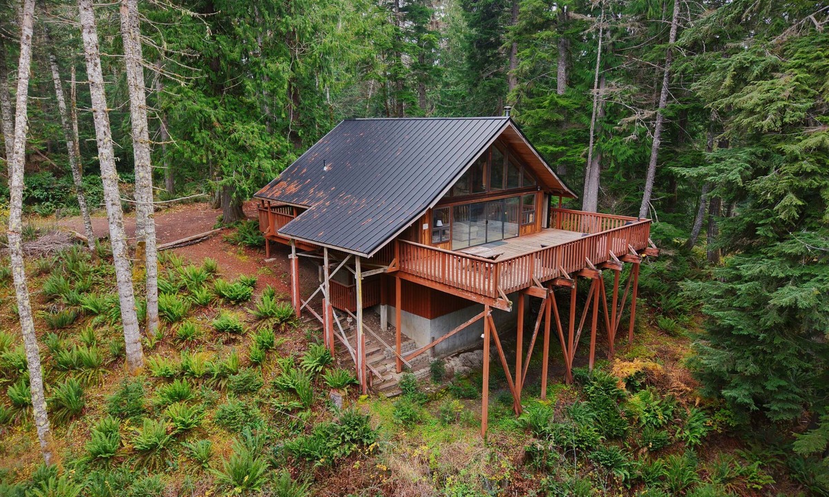 Ashford Cabin | A-Frame Chalet Near Mount Rainier, Sauna, Sleeps 12