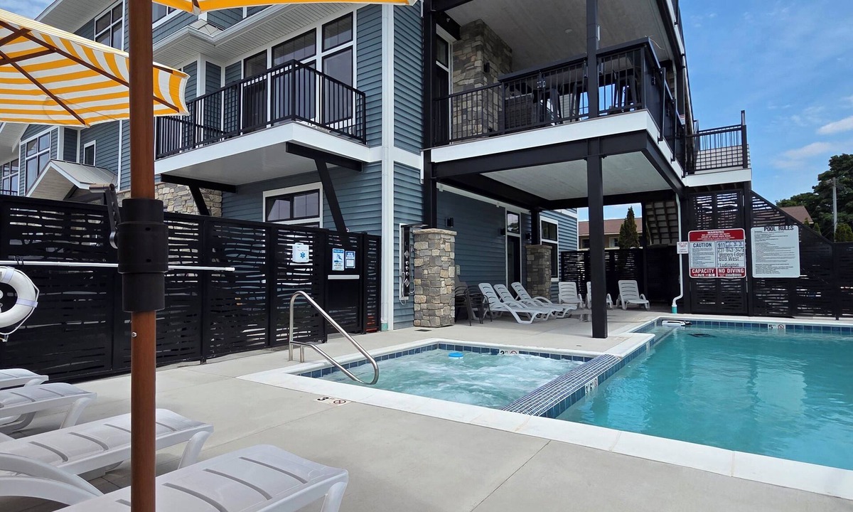 Ludington Condo | August 1st- 5th, 2026 still available! New pool! Suite A