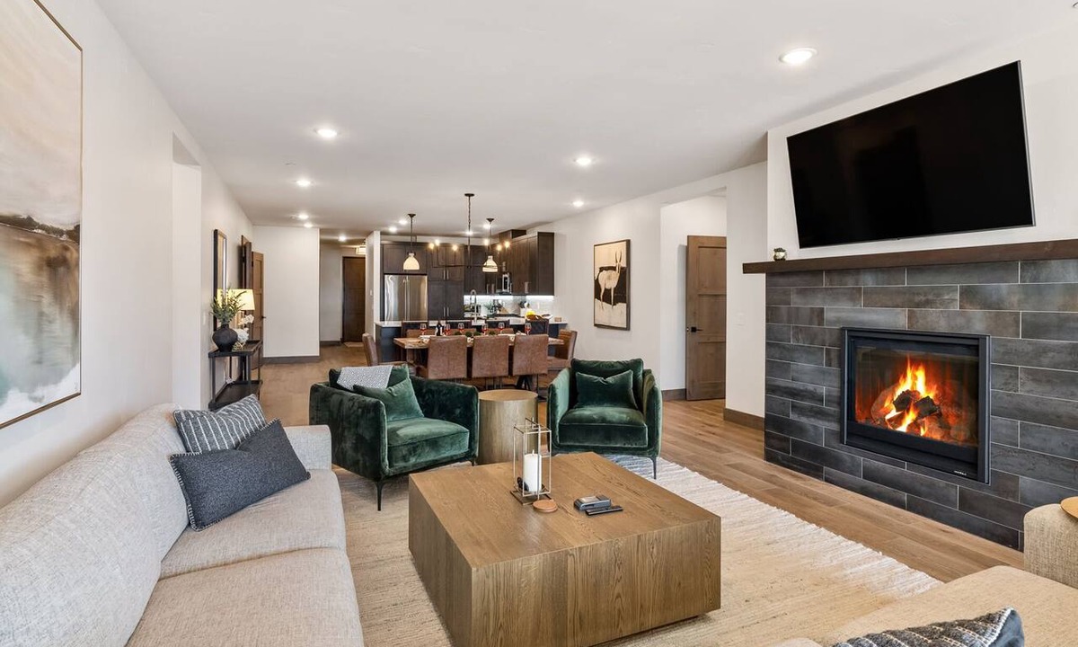 Big Sky Condo | Big Sky Base Camp - Fireplace, Views & Hot Tub