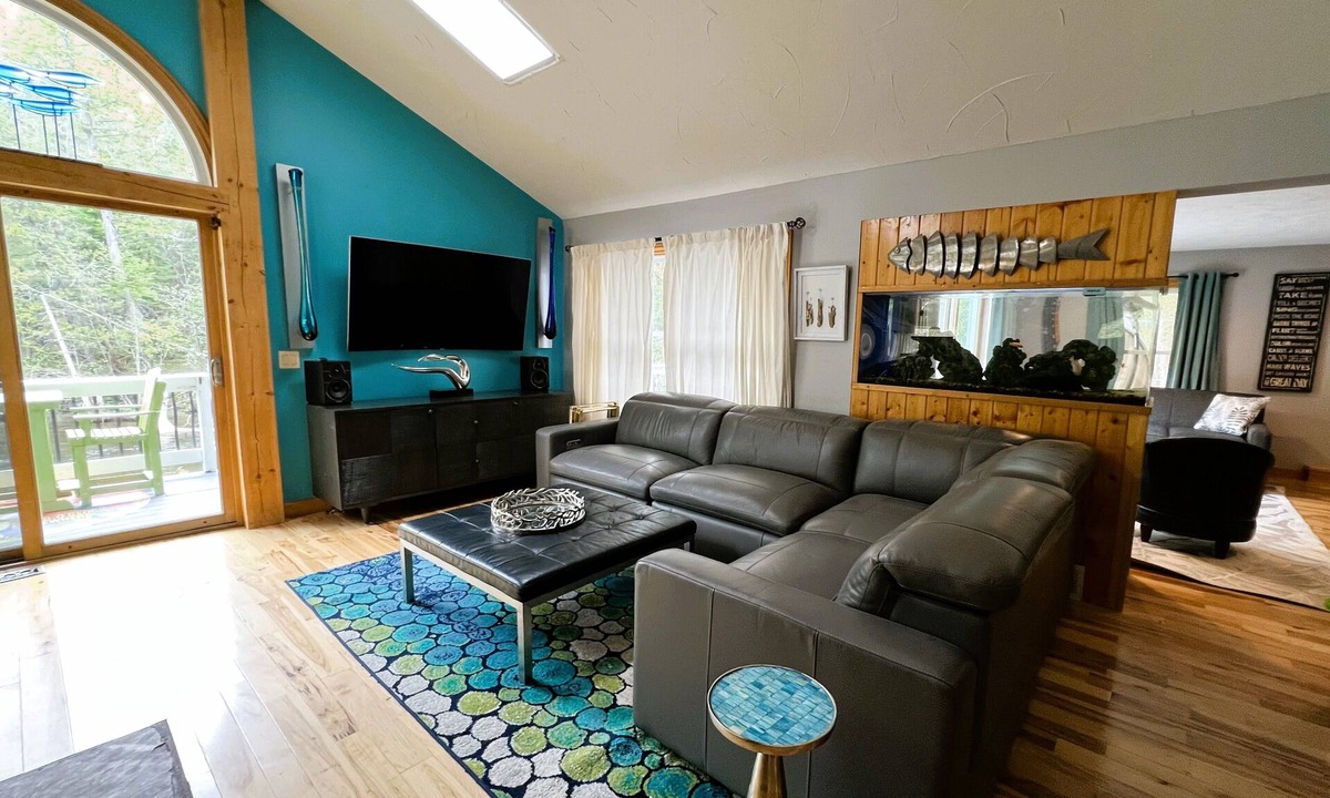 Mayfield House | Boardman River, Fire pit, Game Room, Hot tub, Sauna