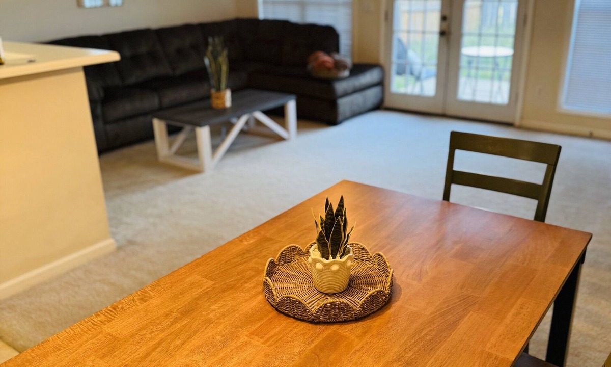 Enterprise House | Charming Townhome Minutes from Fort Novosel w/Pool Access