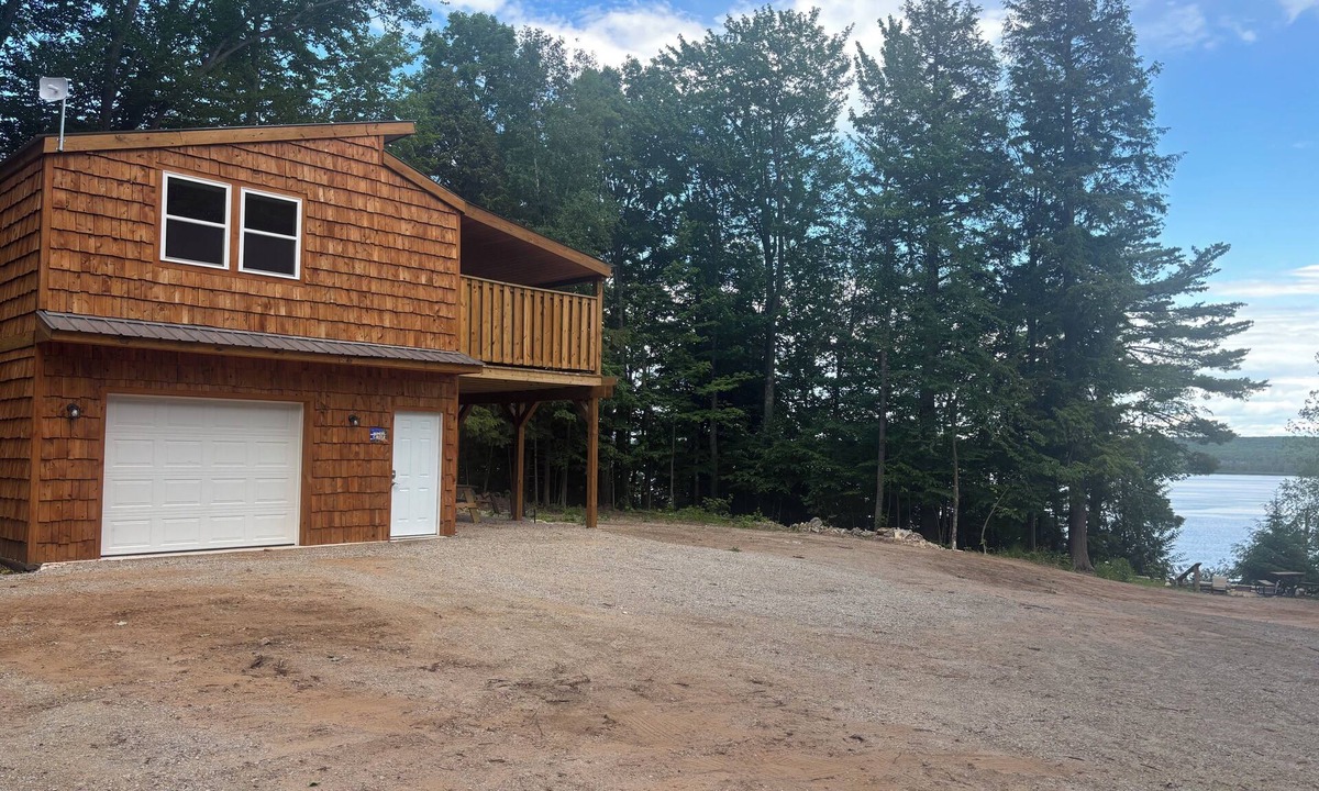 Au Train Cabin | Completely updated one bedroom cabin with a hot tub on AuTrain Lake