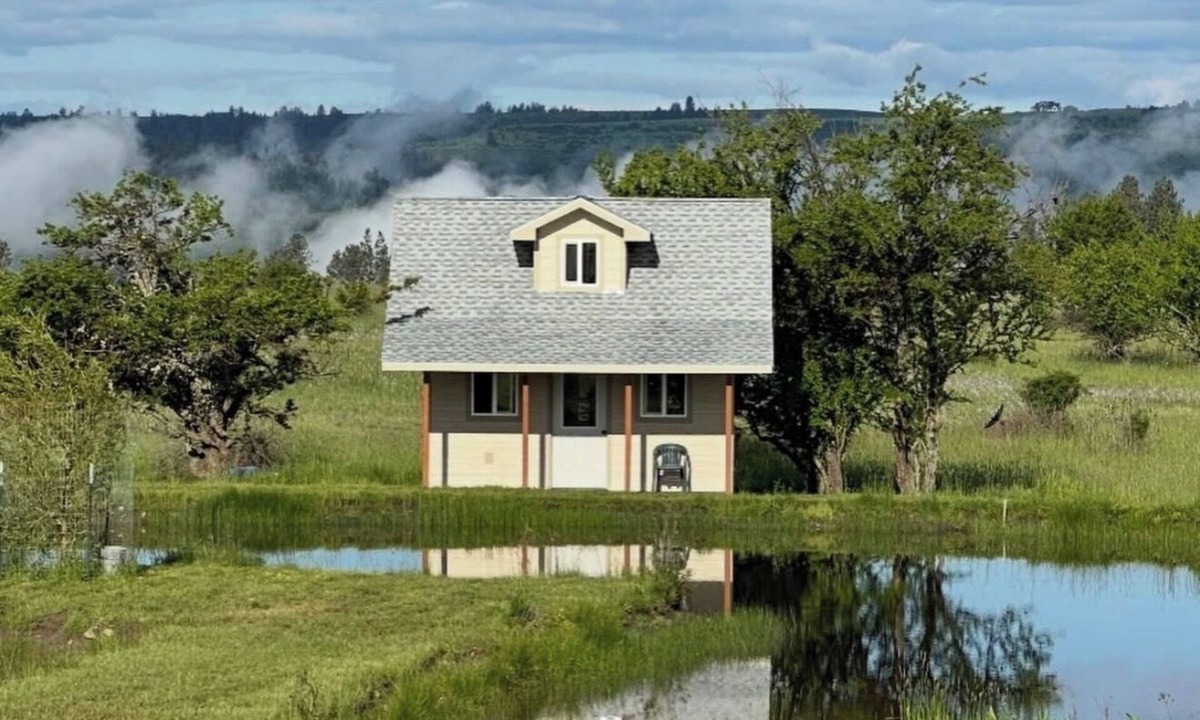 Stites Cabin | Cozy little pond-side cabin is located just outside of Kooskia