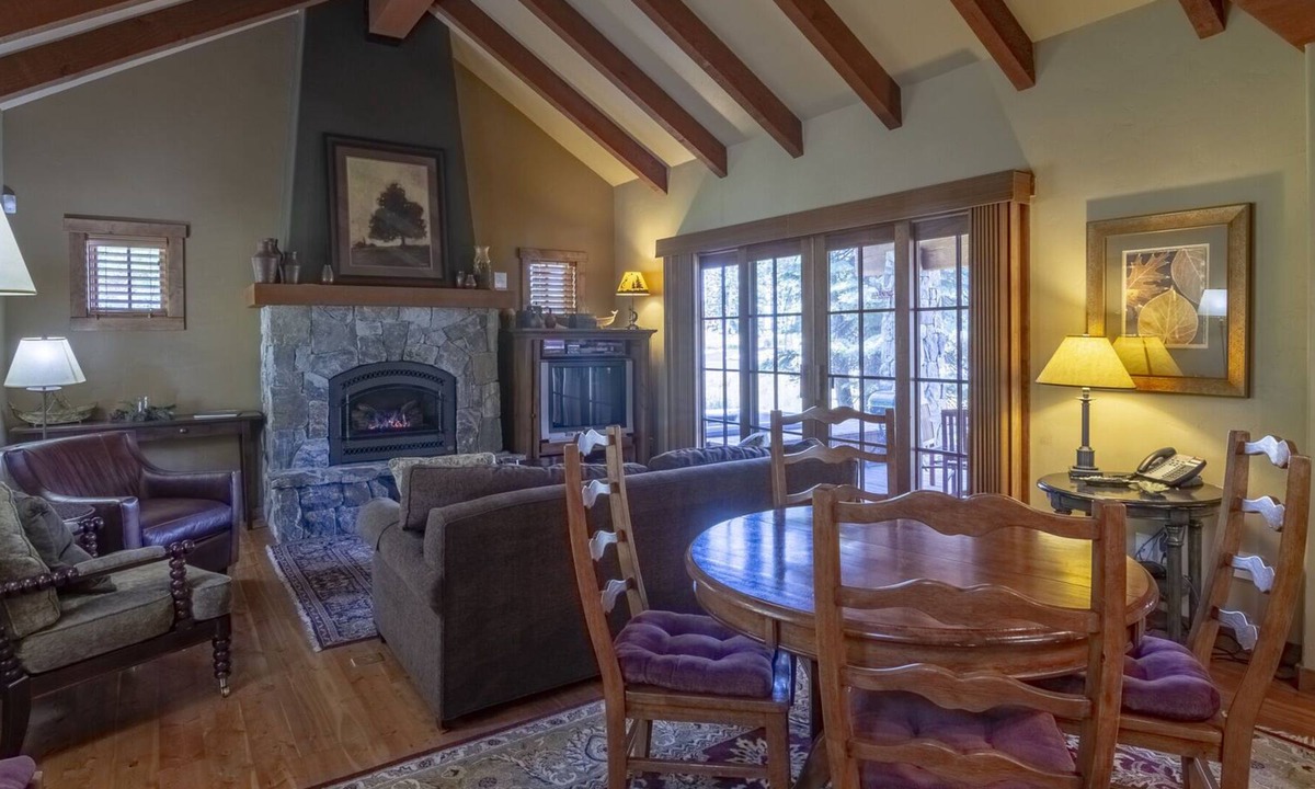 Tamarack Cottage | Cozy Living Room w/ Stone Fireplace | POMA Lift Access | Private Hot Tub & Patio