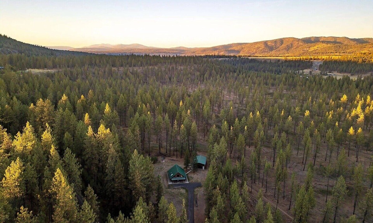 Nine Mile Falls Cabin | Cozy Log Cabin Retreat INSIDE Riverside State Park located directly on trail 25!