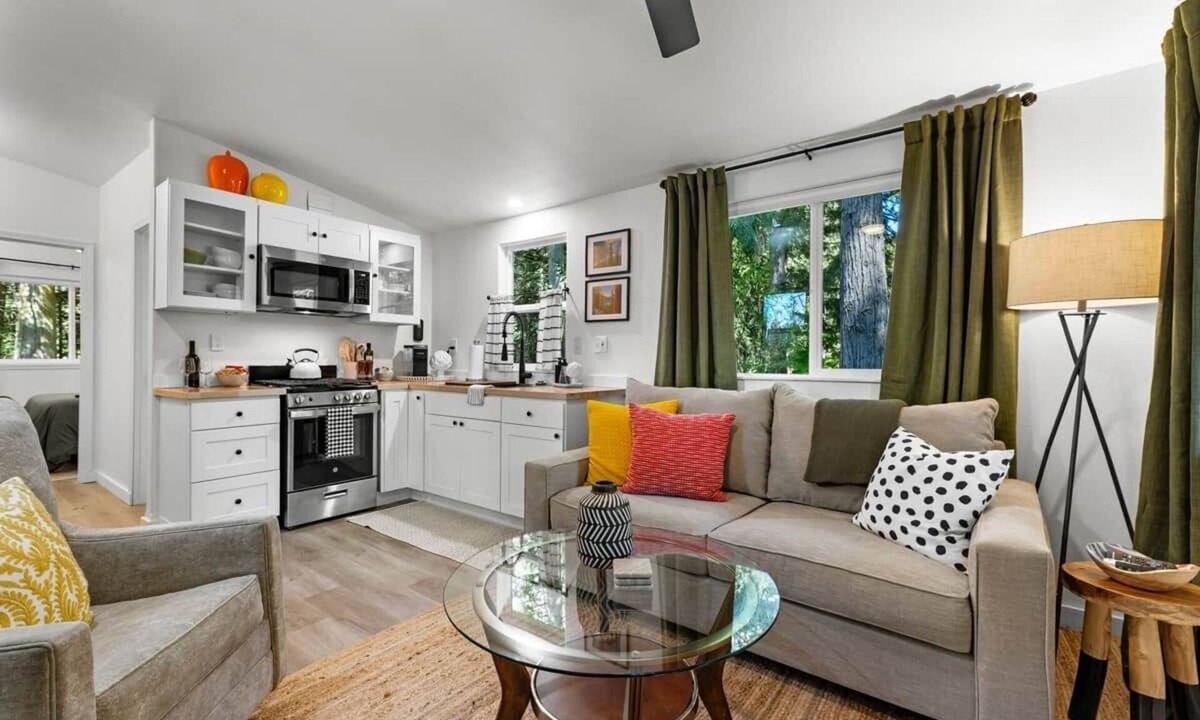 Sequim House | Creekside Escape A Designer Tiny House Minutes From Town