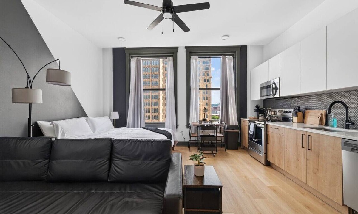 Central City Apartment | Downtown Bham. Studio. Rooftop. Parking