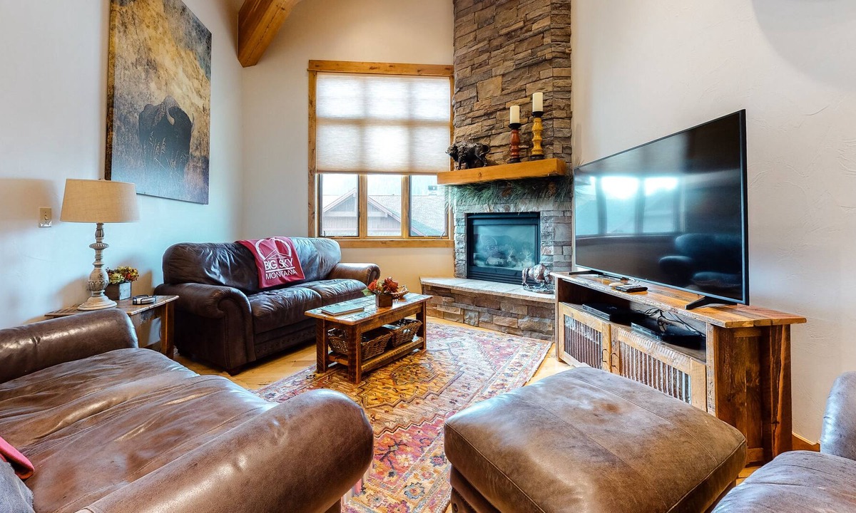 Big Sky Condo | Family-friendly condo w/ a rec room & private hot tub - walk to slopes