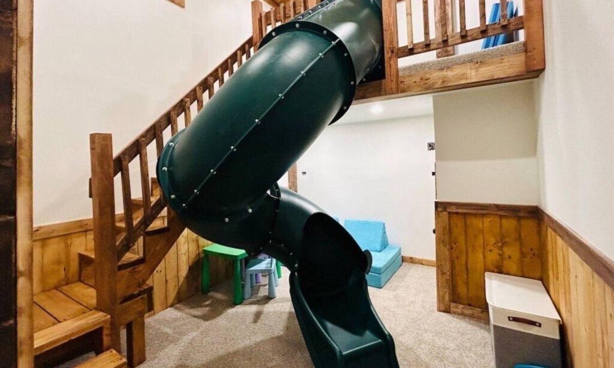 Island Park Cabin | Family Summer Retreat Kid Playroom and Game Room