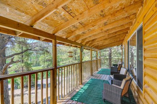 Mammoth Creek House | Furnished Deck & Mountain Views: Panguitch Cabin