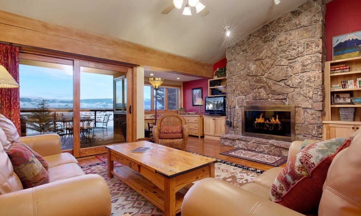 Teton Village Condo | JHRL - Snow Ridge #5 - Slopeside Mountain Lodge Decor, close walk to the base