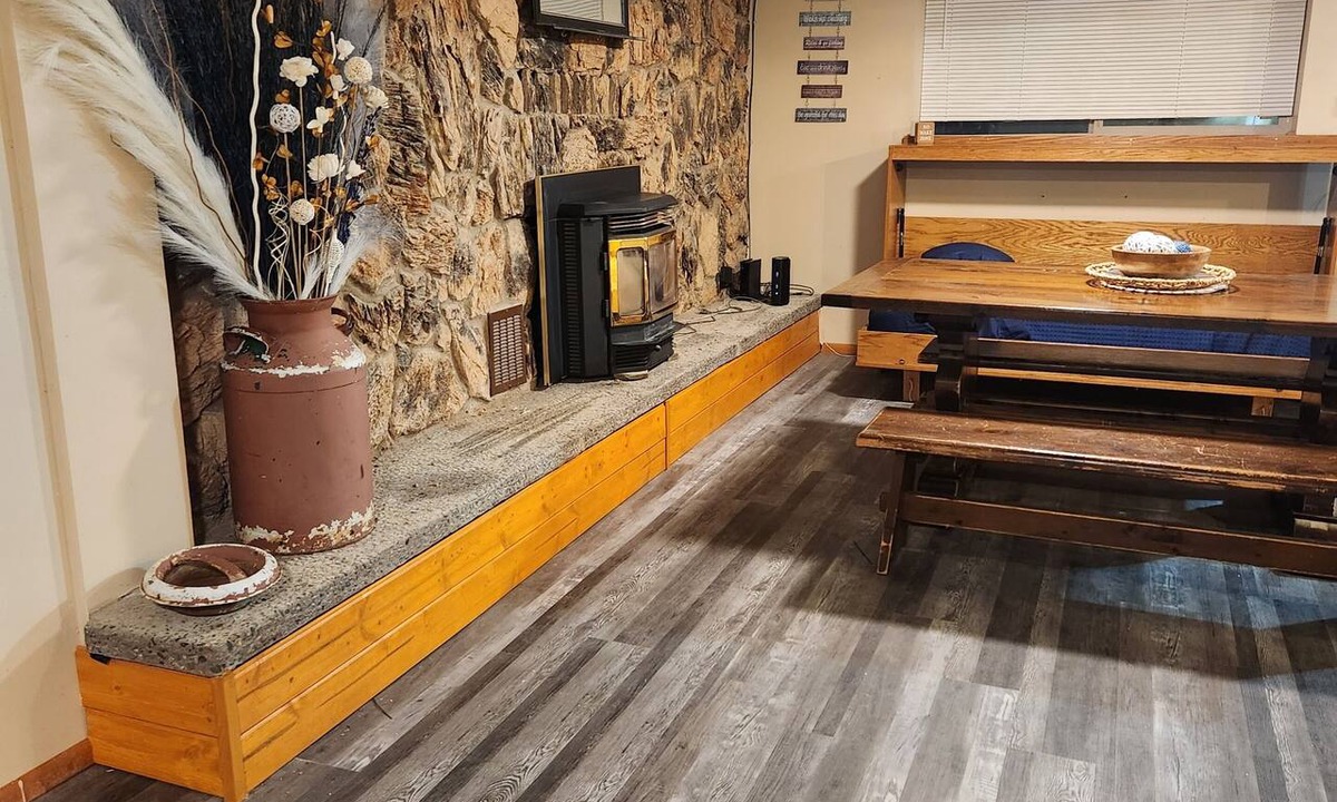 Loon Lake Cabin | Lake Wishes is a 3 bedroom 1 bathroom lower unit in a beautiful double A frame.