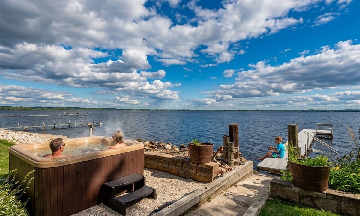 Lake Koshkonong Cottage | Lakefront Getaway with Hot Tub, Dock, & Game Room - Kosh Kottage