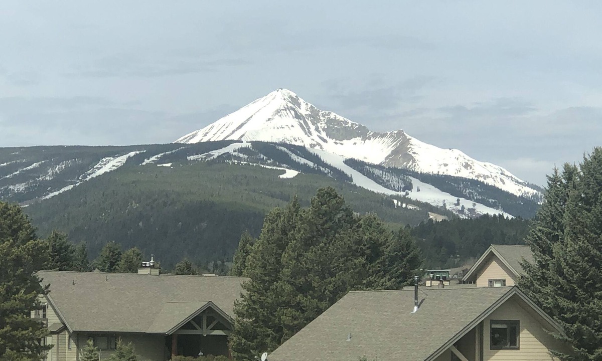 Big Sky Meadow Village Condo | Minutes away from Big Sky Resort! Incredible mountain view from golf course.