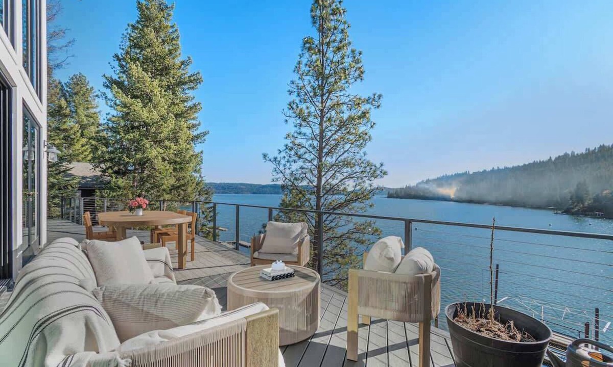 Coeur d'Alene House | Modern CDA Lakefront Retreat w/Private Dock