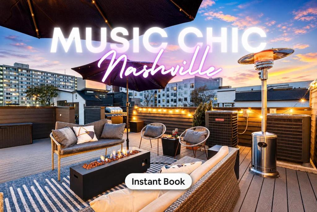 Edgehill House | Nash Chic Near DT Rooftop Luxe Comfort