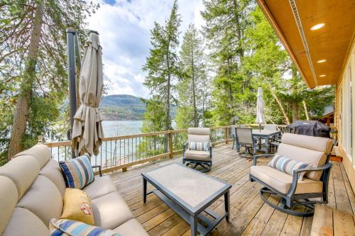 Sandpoint House | Peaceful Cabin w/Dock on Lake Pend Oreille