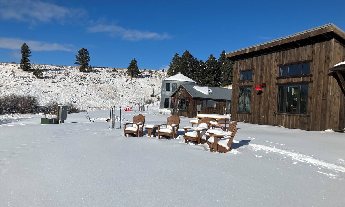 Broadwater County Cabin | Refined Modern Alpine Silos Cabin on 1,500 Acres/Private Mountain Retreat for4