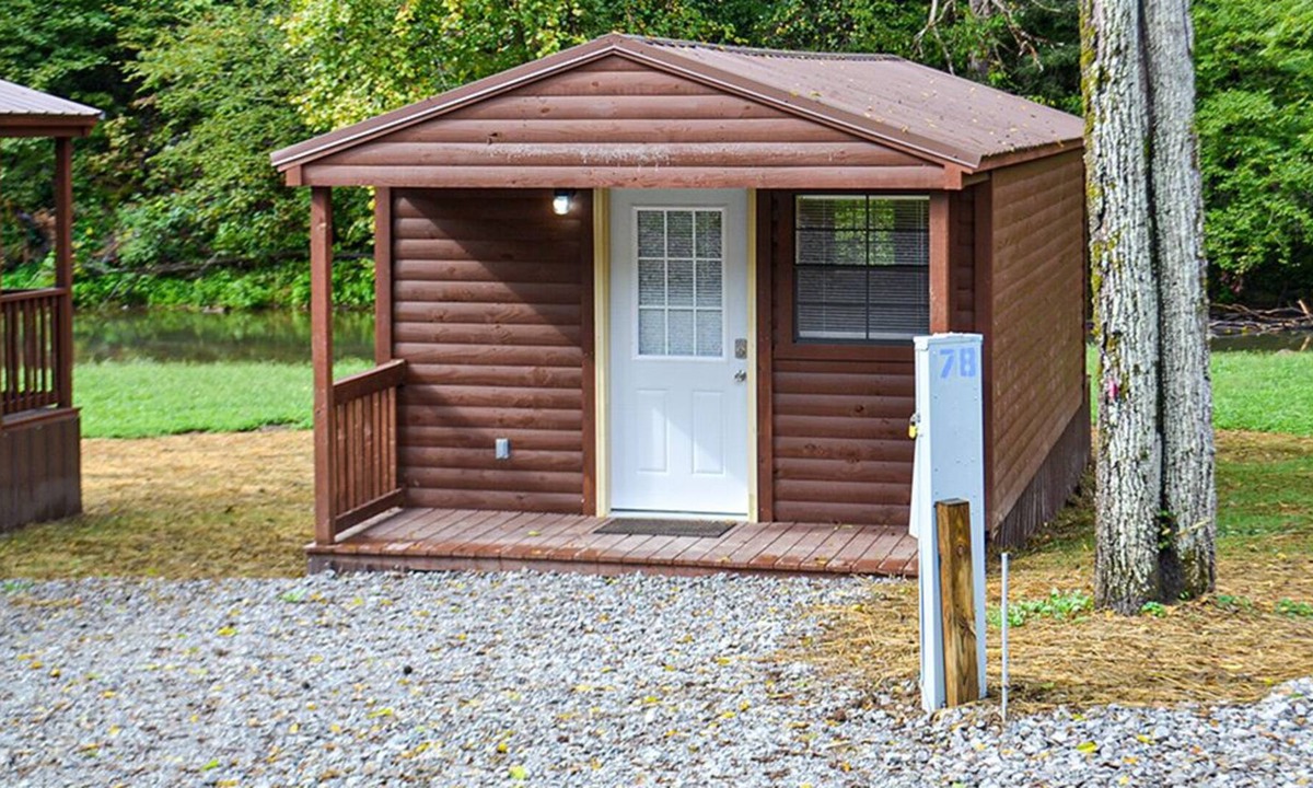Harrogate Cabin | River Forge Cabin 75 - Cozy and Rustic 1 Bedroom Cabin - Creek Front