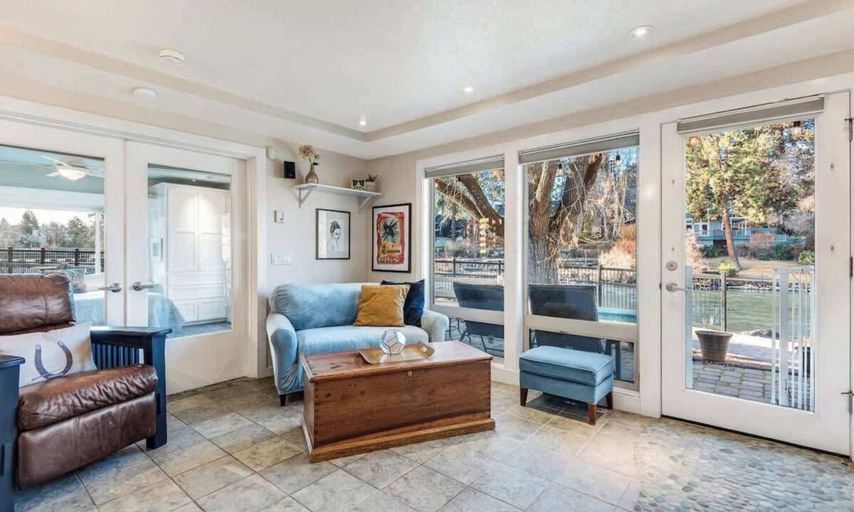 Bend Cottage | Riverfront Cottage - Steam Room & Pet Friendly!