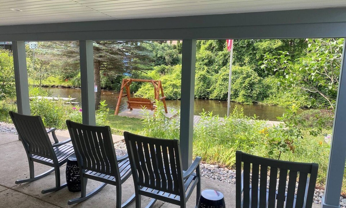 Grayling House | Riverfront Retreat in Grayling