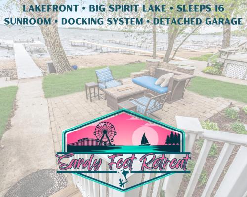 Spirit Lake Villa | Sandy Feet Retreat on Big Spirit Lake