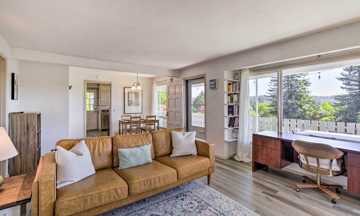 Bremerton House | Scenic Bremerton Getaway w/Spacious Deck!