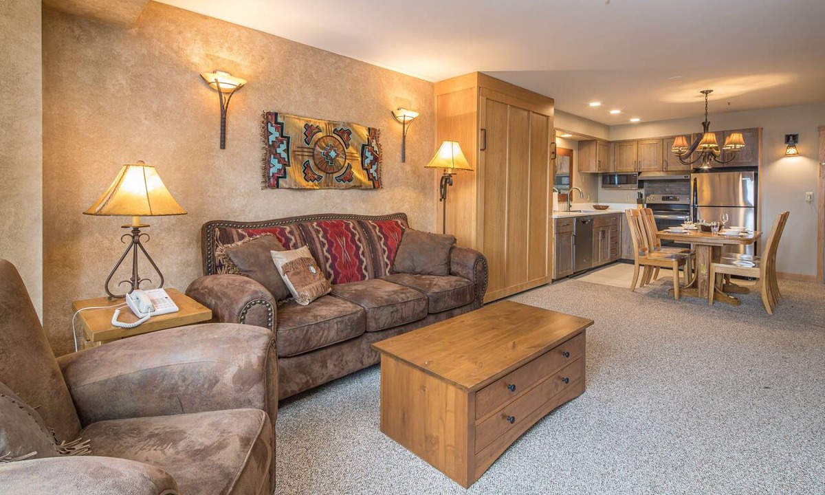 Big Sky Condo | Ski in/out condo w/fireplace, & community pool/hot tub/fitness center - Shoshone with Great Views