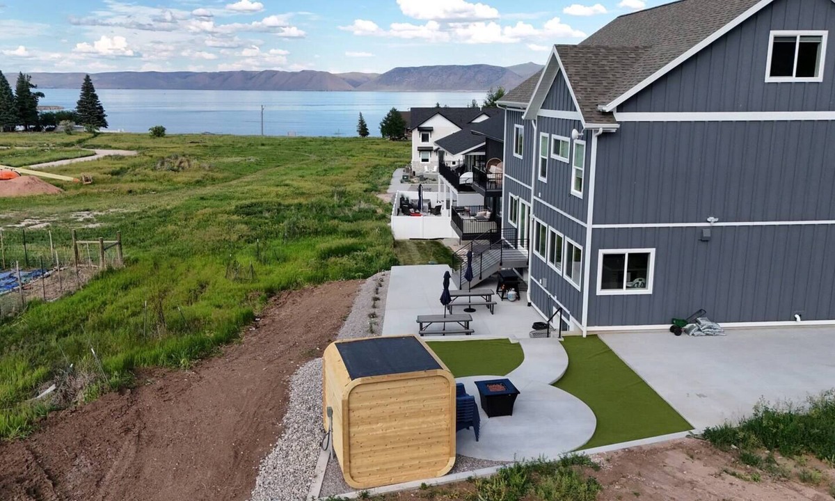 Garden City House | Sleeps 30 Hot Tub Sauna Pool Walk to Bear Lake Marina