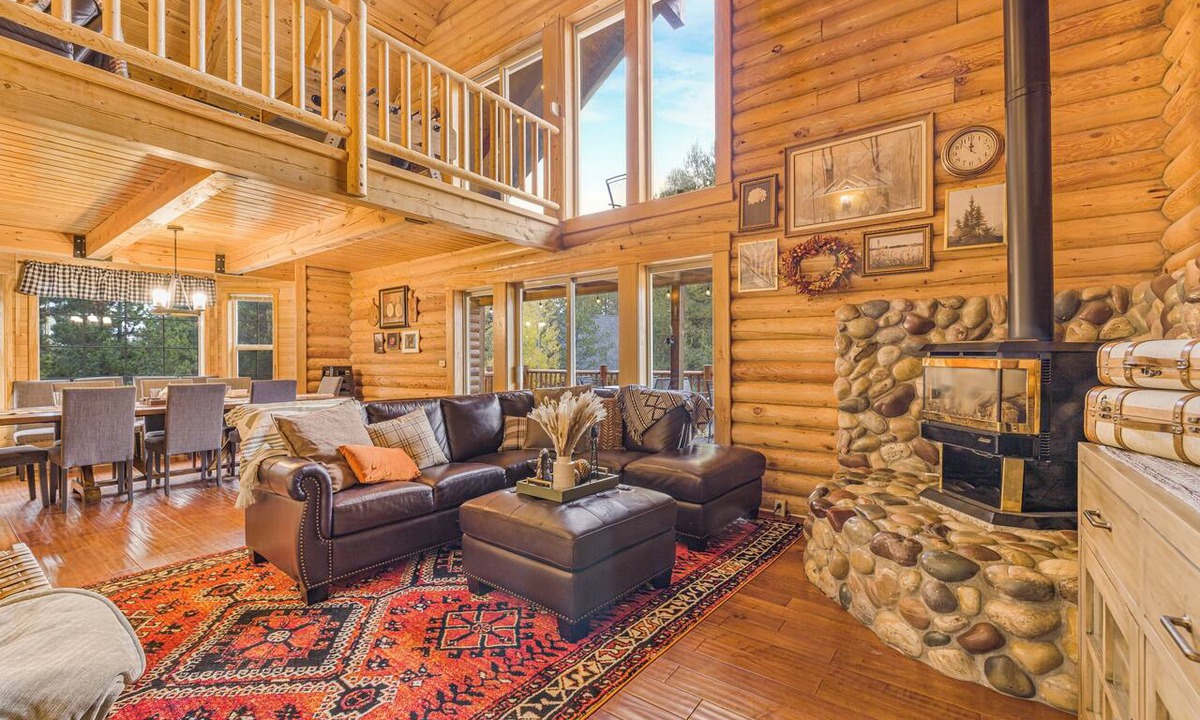 Island Park Cabin | Stunning 3-Story Cabin for Yellowstone Adventure: Foosball Table, Firepit, More!
