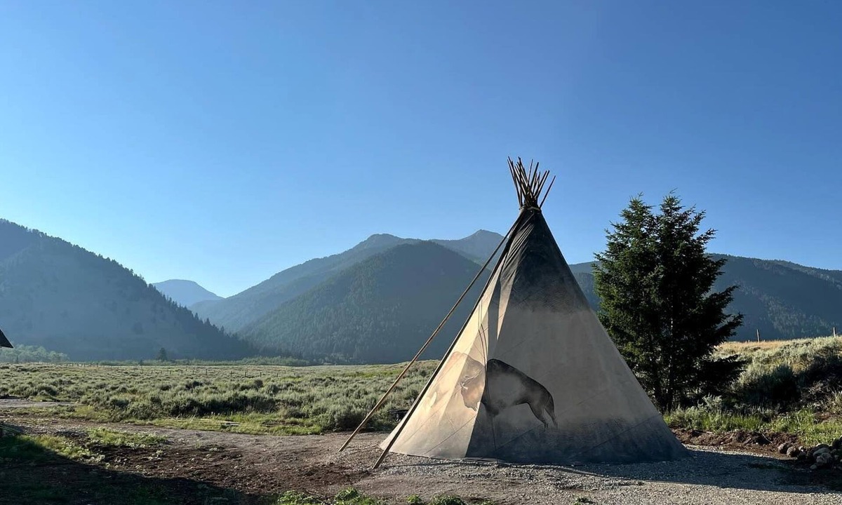Cameron RV Rental | Stunning, Off-Grid Tipi near Sheep Lake and Yellowstone National Park