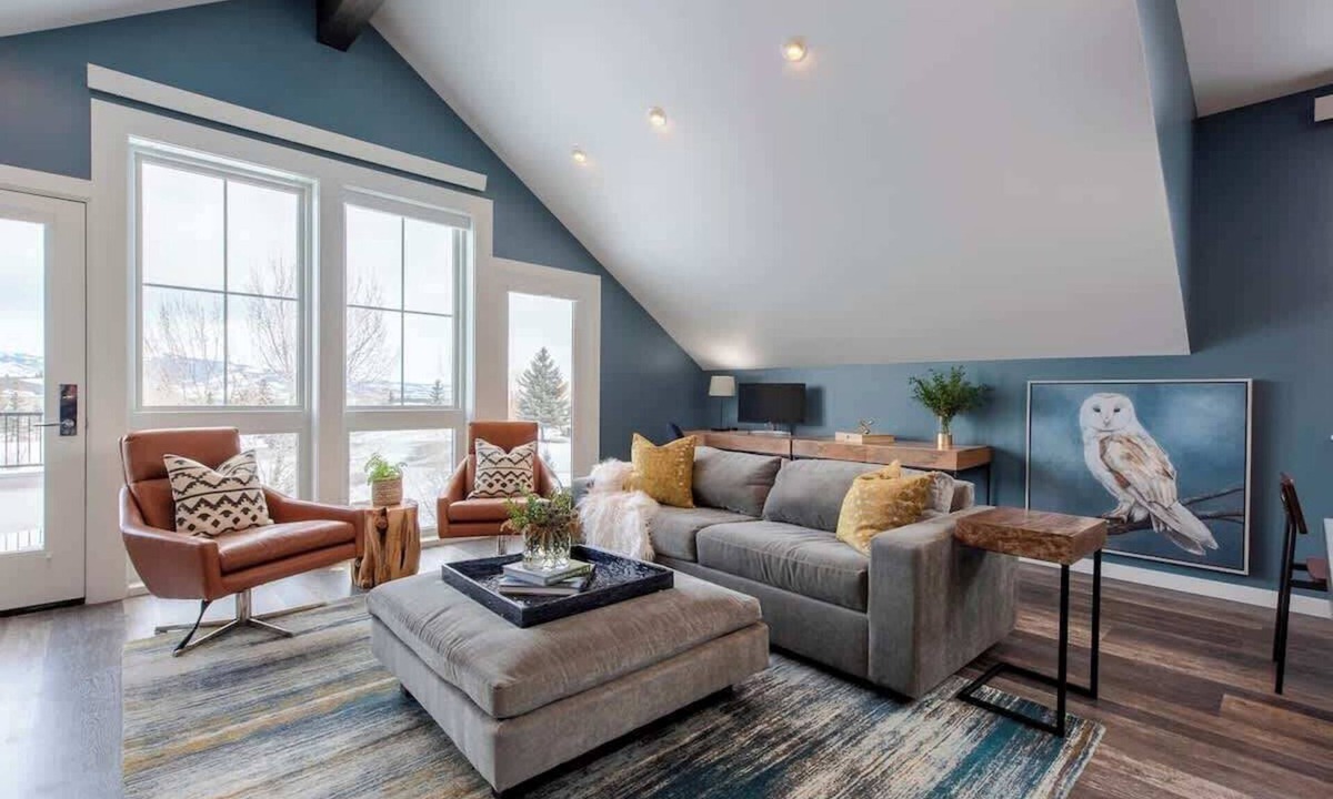 Victor Condo | Teton Homestead: Mtn Modern w/Rooftop Terrace