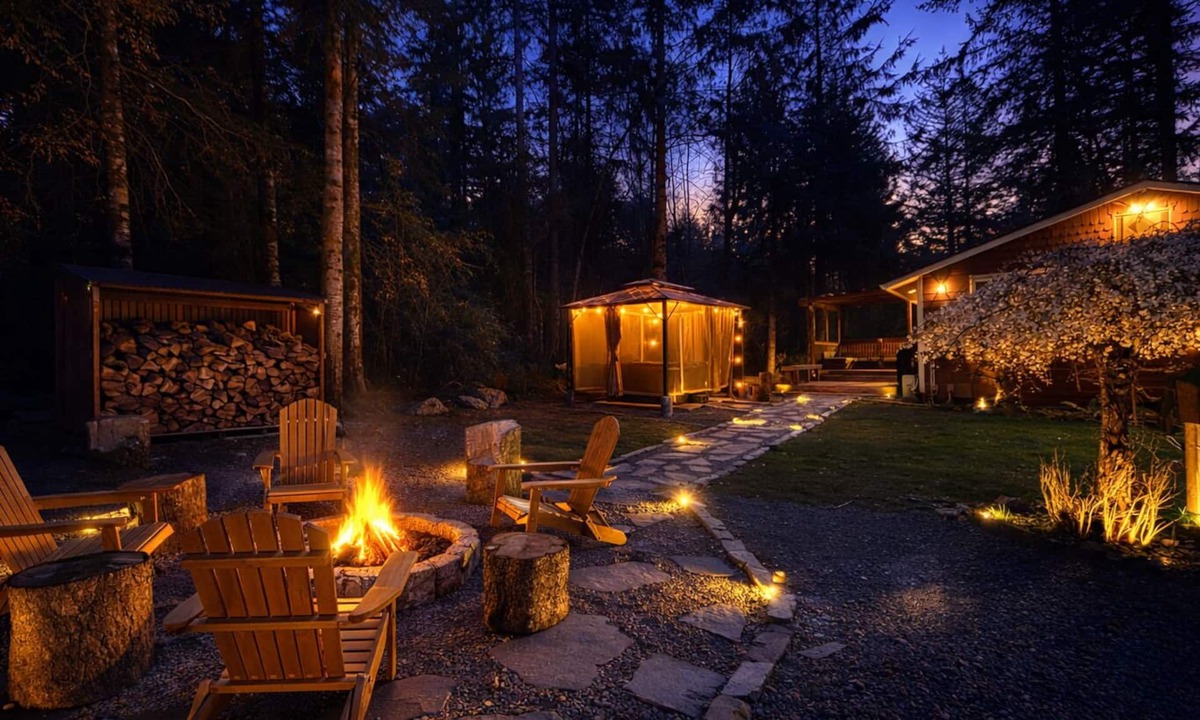 Paradise Estates House | Twilight Forest Retreat HotTub+Firepit+Wildlife Near Mt. Rainier Entrance