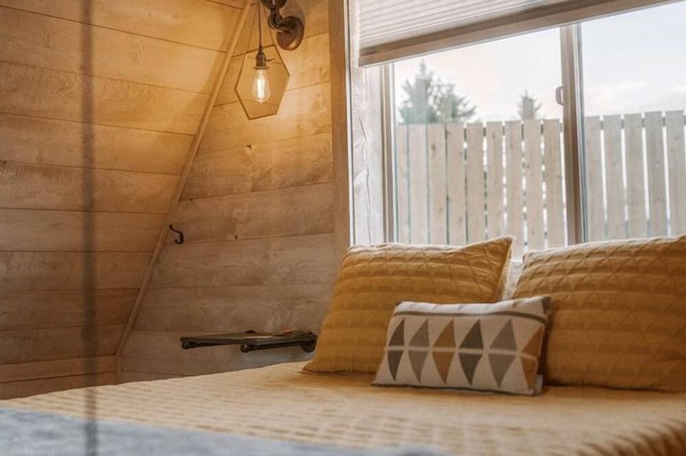 Emigrant Cabin | Unique A-Frame Cabin Stay with Shared Bathhouse & Scenic Outdoor Space in Emigrant, Montana