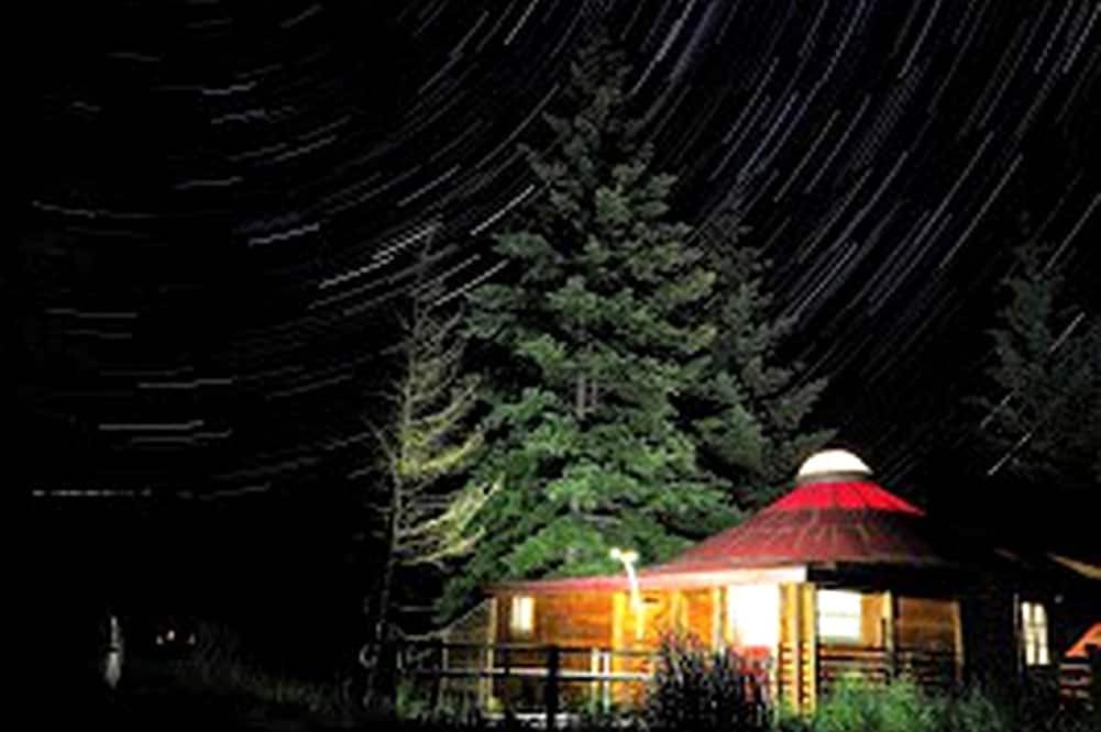 White Salmon Cabin | Unique Yurt Rental with a Hot Tub in White Salmon, Washington