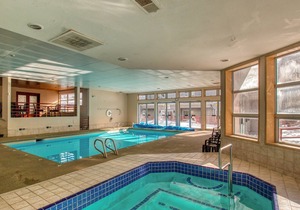 Spacious Ground-Level Condo with Ski Views, Shared Pool and Hot Tub
