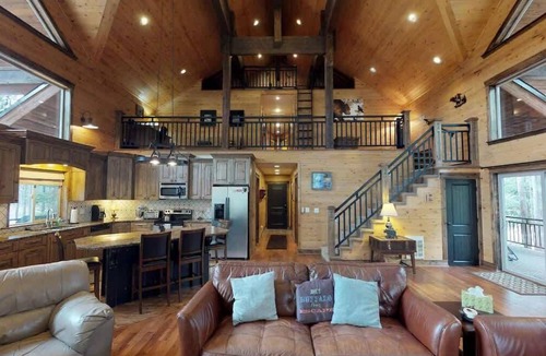 Island Park Cabin | 29 MI to YNP | Hot Tub | Sleeps 12 | Firepit