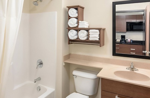 Council Bluffs Hotel | 3 Fully Equipped Studios with Pool Great for Family Fun in Council Bluffs Area