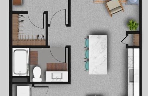 Downtown Omaha House | #305 Spacious Boutique Apt, Near UNMC, Blackstone, Midtown
