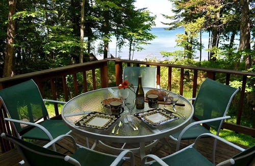 Traverse City House | 4 Bdrm Beach Front Home on Traverse Bay! Summer 2026 Openings!