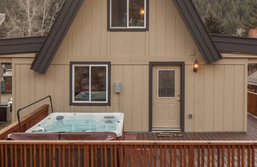 Warm Springs House | A-Frame chalet with an Italian touch