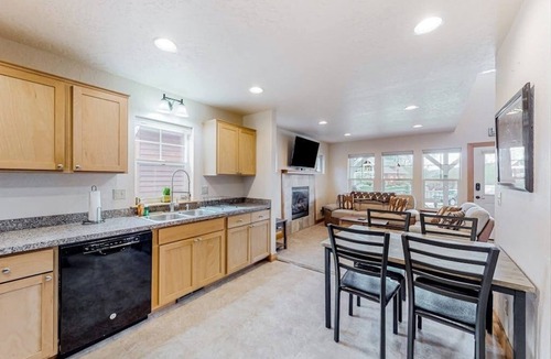 Dover Bay House | Adorable, two-story home with a furnished front porch, fireplace, & washer/dryer