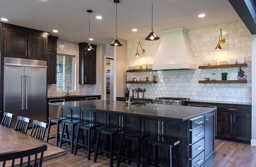Ashton Cabin | Aspen Shores Lodge - New mountain-modern estate on a private lake. With 7 en-suite king rooms and 2 large bunkrooms, it sleeps up to 40 guests—perfect for family reunions, retreats, and group getaways in a secluded luxury setting.