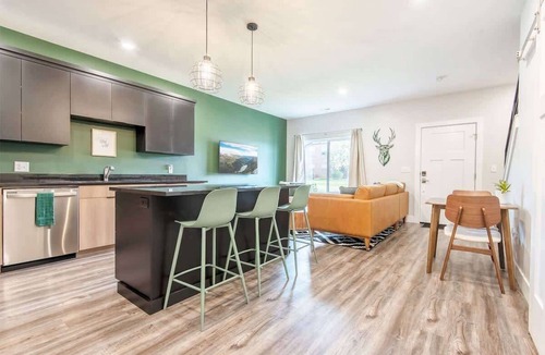 Driggs Condo | Basecamp Stays: Unique Townhome, Views from Porch