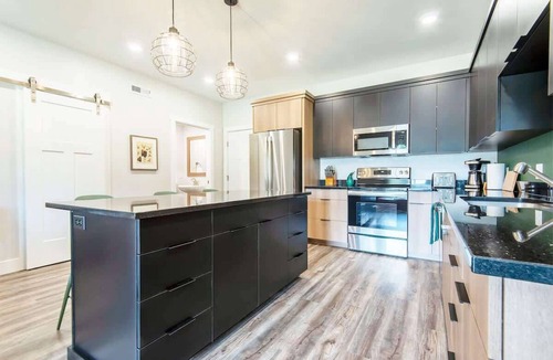 Driggs Condo | Basecamp Stays: Unique Townhome, Views from Porch