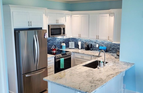 Crystal Beach House | Beachfront: Hot Tub, Home Theater & Firepit