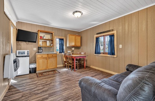 Curtis Cabin | Bear Necessities at Heidi's L'il Haven Resort, cozy 1 bedroom with kitchenette