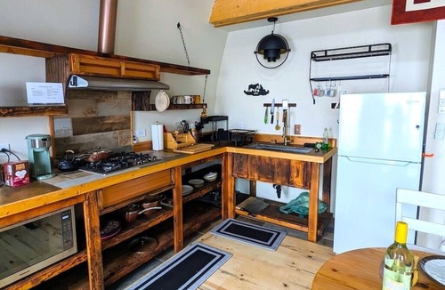 Idaho County Cabin | Belle's Bunkhouse, Arched cabin featured on YouTube, mountain & valley views