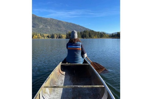 Troy Cabin | Big A-Frame Lake Front House w/ Kick Ass Views